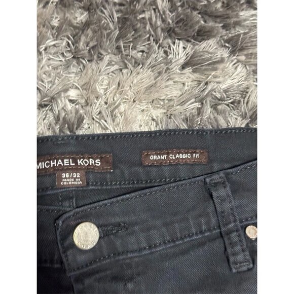 Michael Kors Men's Classic Fit‎ Straight Jeans Black Size 36x32 - Picture 4 of 7